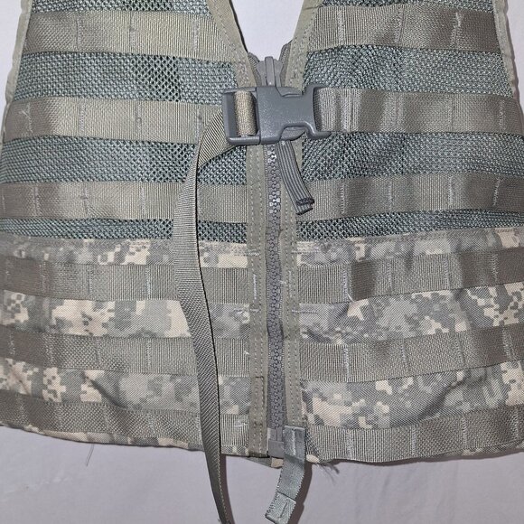 Digital Camo Tactical Military-Style Vest Waist Panels US Marking Nylon Mesh - Picture 5 of 11